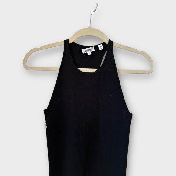 A.L.C. Midi Dress – Marc Rib Knit Racerback Black Size S - Picture 2 of 8